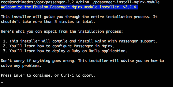 Linux Debian7系统配置Nginx+Ruby on Rails开发环境过程