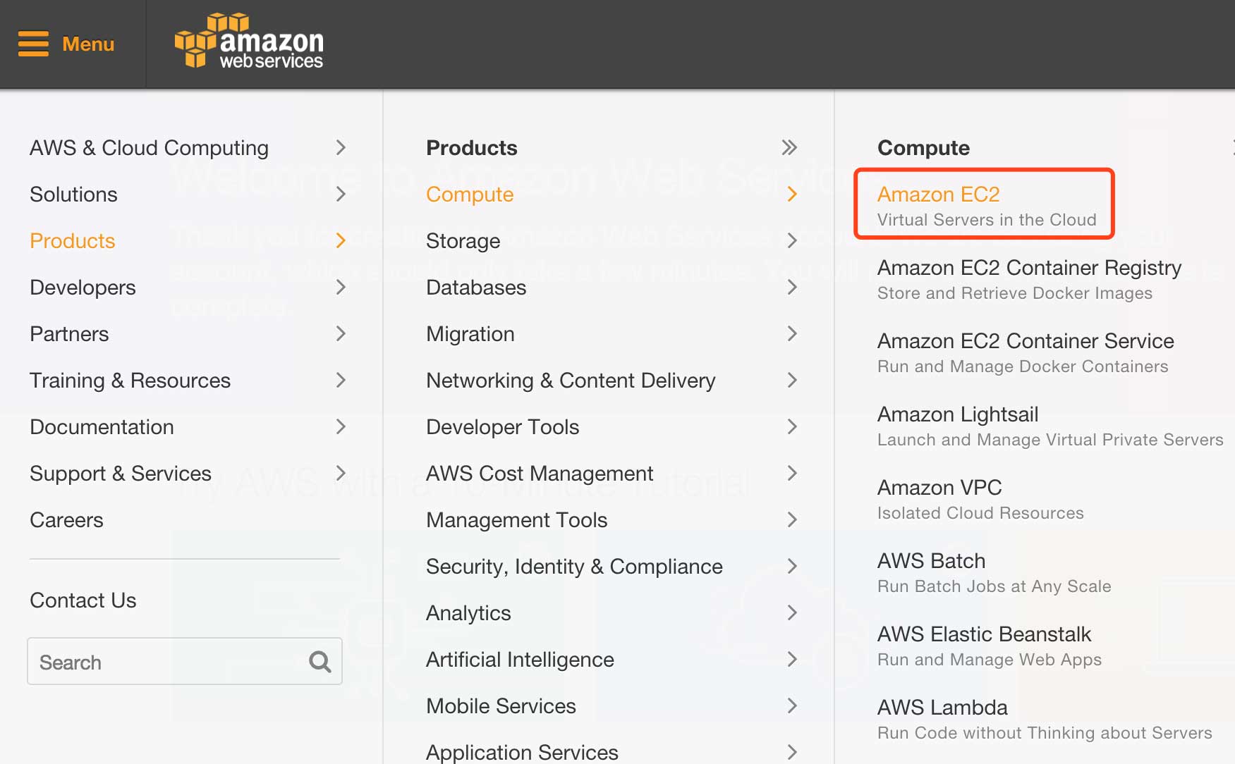 aws ec2 免费套餐注册及使用教程