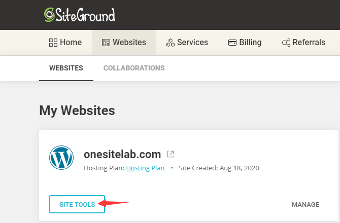 使用SiteGround主机如何给网站备份，如何使用备份恢复网站