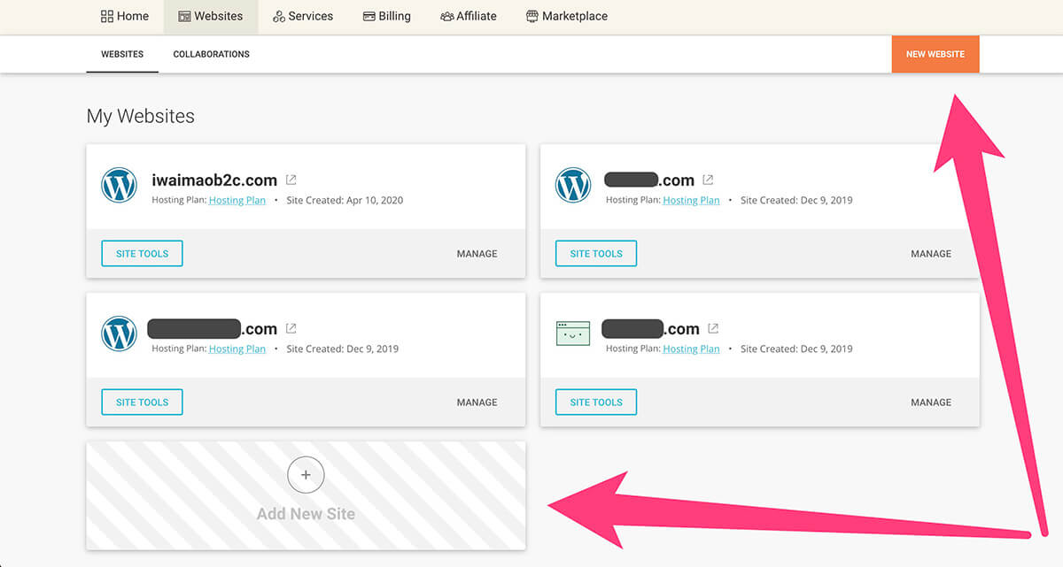 如何在SiteGround主机账户中添加多个WordPress网站或者WooCommerce网站