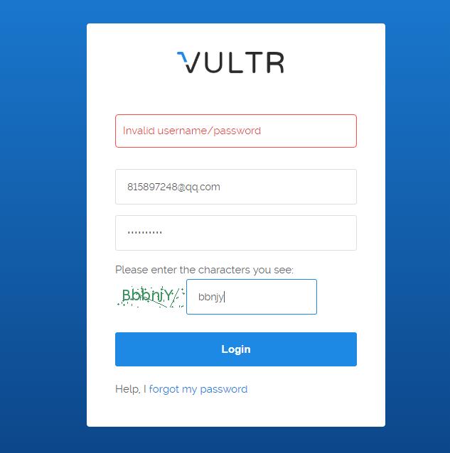 美国VPS Vultr 购买流程，教你怎样购买Vultr VPS