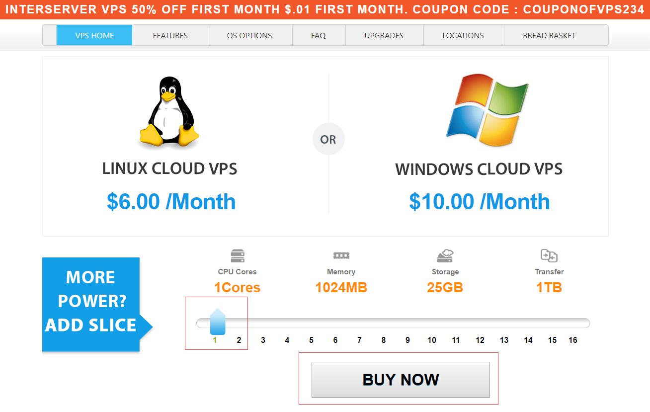InterServer 美国 VPS 购买流程